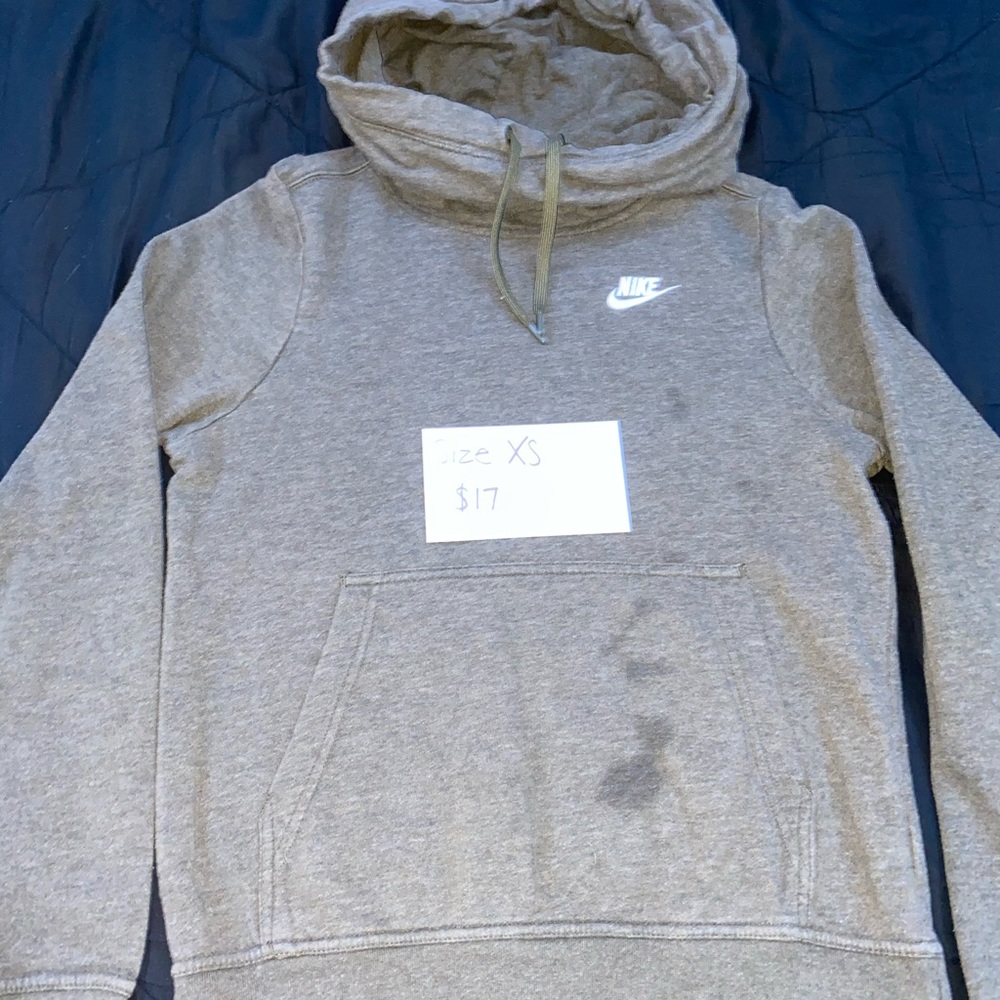 Olive Nike hoodie